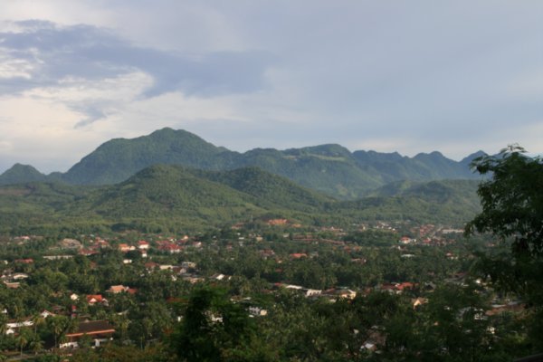 view over Luang Prabang