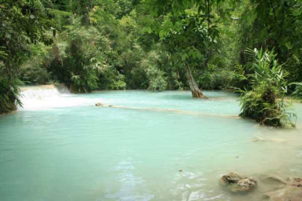 Pools of the Kuang Si Waterfall