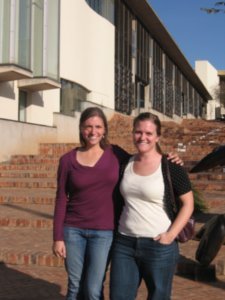 Lindsey and Kat, Joburg Amb Scholars