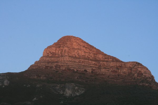 Lions Head in the sunset