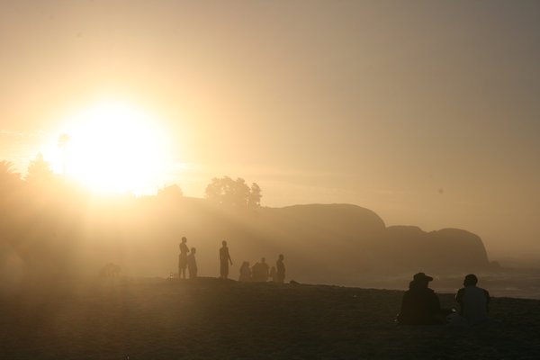 Sunset on Clifford beach