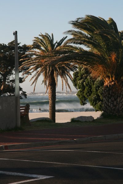 A windy day at Camps Bay