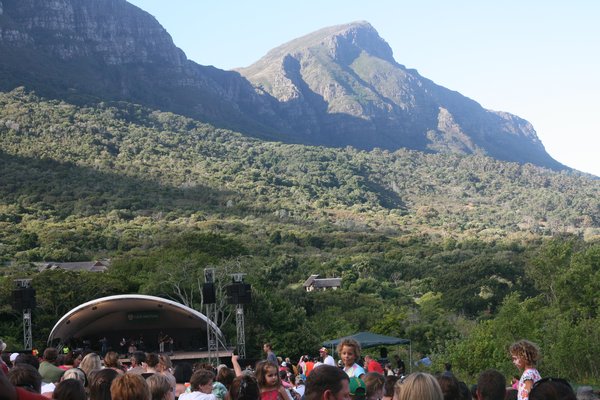 Kirstenbosch with Table Mtn in the background
