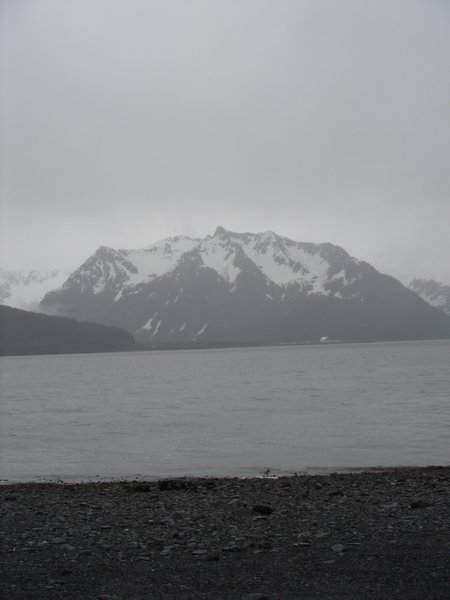 The only views I got of the Mts from Seward!