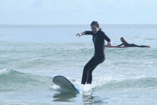 Sarah Surfing!