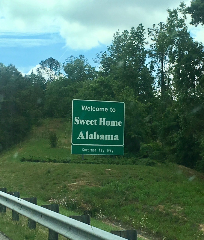 Alabama State Sign
