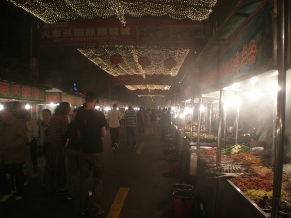 Night market on Wuyi
