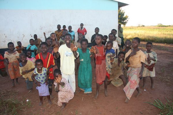 Kids in Liwinga village