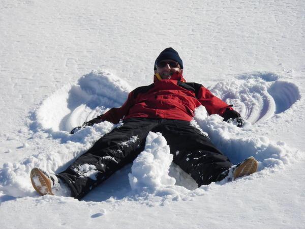 A true snow angel if ever there was one !