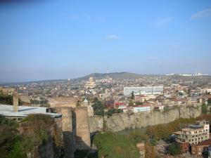 Panorama of Tbilisi from the Narikala