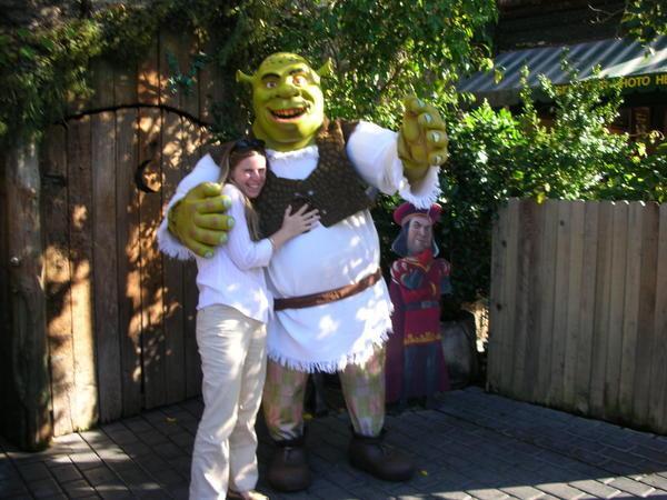 Fiona and Marc - - err, Shrek at Universal Studios