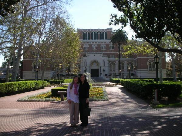 Lauren and Fiona at USC
