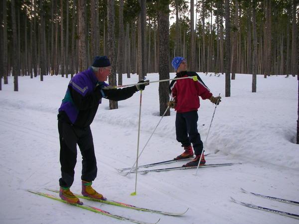 Learning to cross-country ski