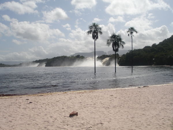 The beach and the falls