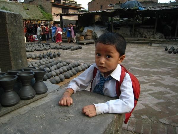 kiddo in bhaptapur