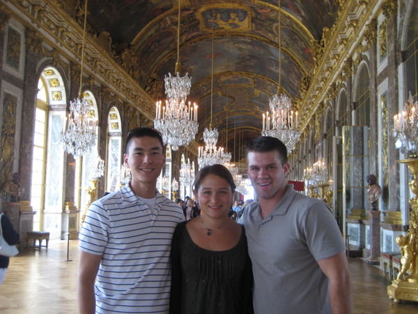 RJ, Jason and I in Versailles