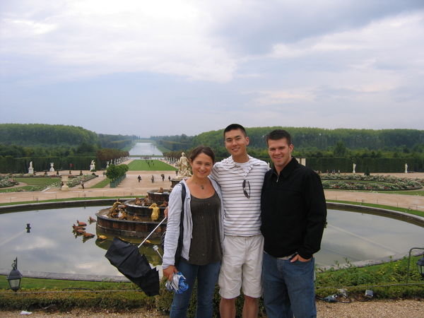 In the gardens in Versailles