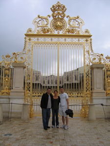 At the entrance to Versailles