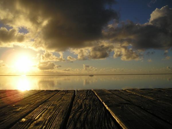 Sun rise - Huahine Island