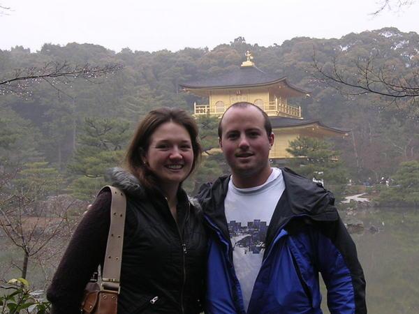 Lisa and I at the Golden pavillion