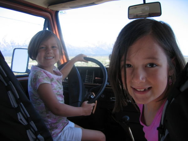 Julia drives to the Grand Tetons