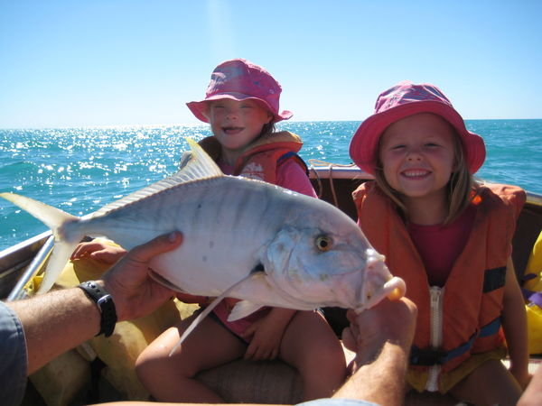 The girls and the Trevally