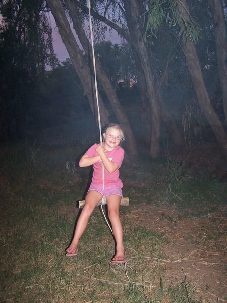 Ki loved that swing
