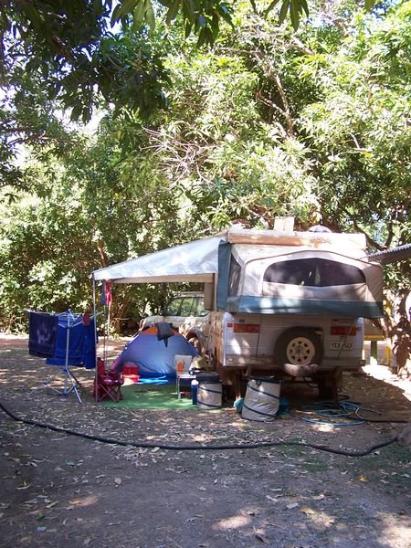 Shady camp site