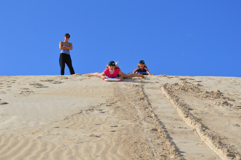 The elite sand boarding crew