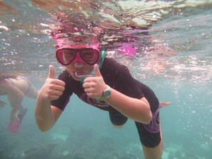 Underwater explorer Ella