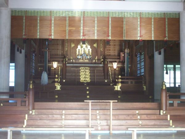 Inside Temple at Osaka Castle