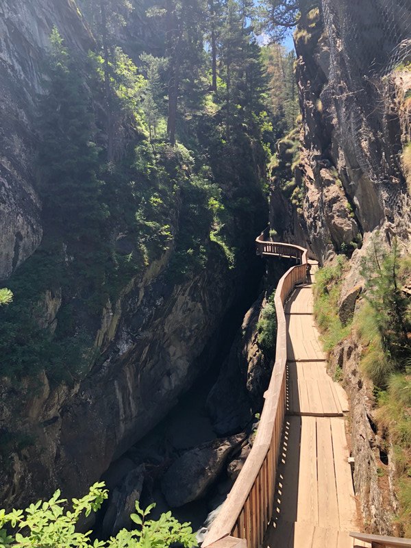 Walking the Gorner Gorge