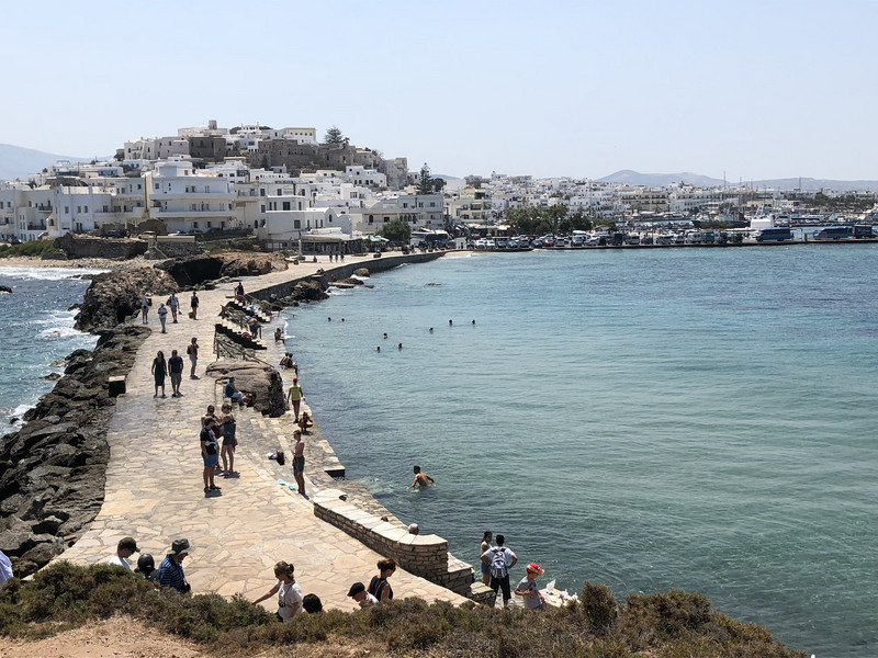 Naxos causeway to Portara