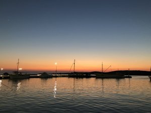 The day is done on Paros