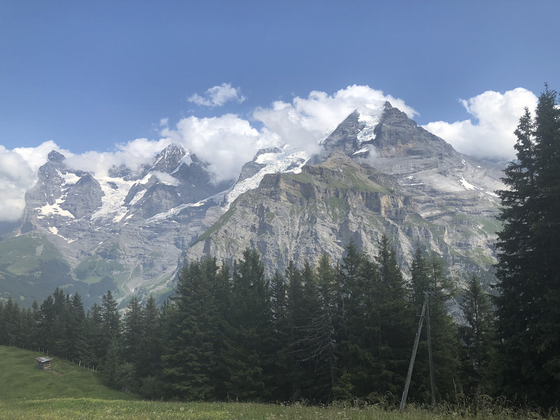 The Alps view on Almendhubel, Switzerland