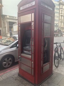 Repurposing the old phone booths in London