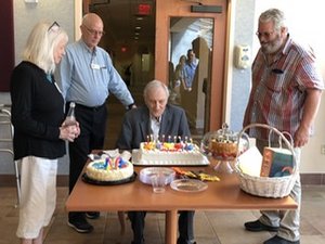 Back home in time for Will’s 94th birthday