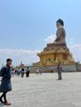 The giant Buddha statue above Thimphu