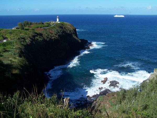 Kilauea Lighthouse protecting Kauai's north shore