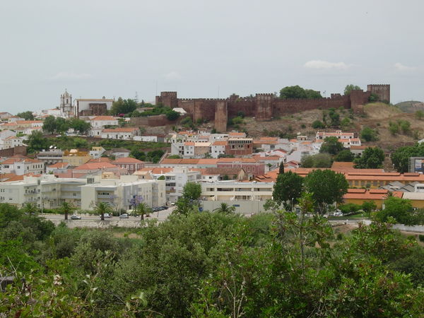 Silves - The old fortress and town walls.
