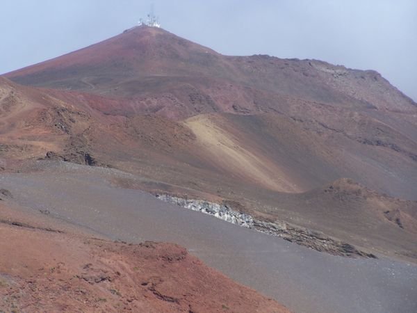 The military observatories at the summit of Haleakala