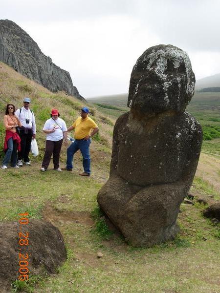 Oldest Moai on Easter Island