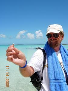 Ron makes a new friend -  a hermit crab