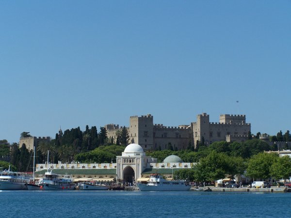 View of the Old Town from the harbor