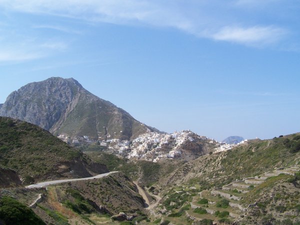 The traditional mountain village of Olympos, Karpathos
