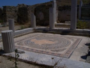 Mosaic floor in Dionysos