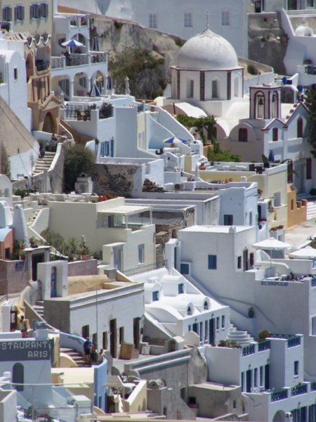Views of Fira, Santorini