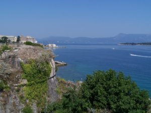 View of the Old Fortress of Corfu