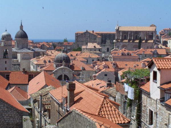 Dubrovnik from the fortress walls
