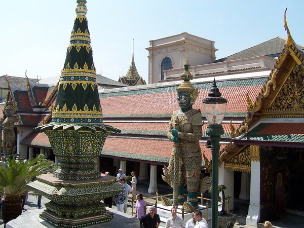 Entrance to the Grand Palace temples